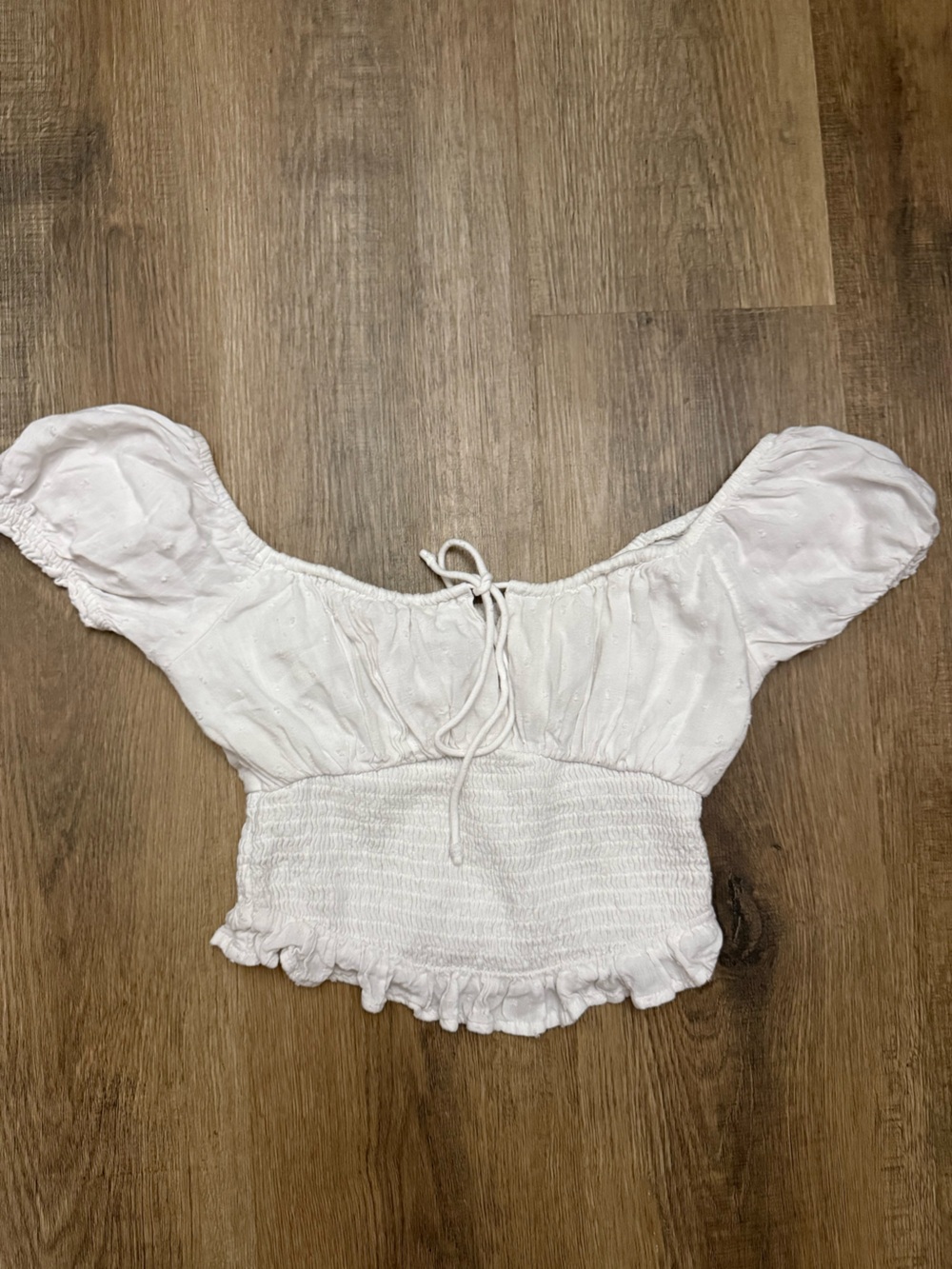Hollister Smocked Crop Top